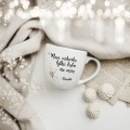 Kubek 300 ml - Masz cukierka tylko babci nie mów - Dziadek Biały kubek porcelanowy nadzwyczajnie.mom ze złotym zdobieniem i napisem Masz cukierka tylko babci nie mów - Dziadek — 300 ml