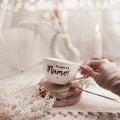 Filiżanka 250 ml ze spodkiem - Kocham cię mamo ZŁOTE SERCE Eleganckie opakowanie prezentowe filiżanki porcelanowej ze złotym sercem nadzwyczajnie.mom — ze spodkiem - Kocham cię mamo