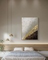 Ślad ciepła 50x70 - obraz strukturalny ze złotem, abstrakcja, ręcznie malowany, beż, brąz 9a736220-1251-11f1-bb3f-49ef182f39f3.JPG