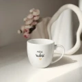 Biały kubek porcelanowy 300 ml - motyw złotego serca z napisem Moja radość dla partnerki na rocznicę związku kubek-wesele-para-mloda-moja-radosc-zlote-serce.webp